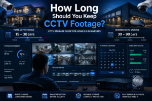how long to keep CCTV footage Bangalore