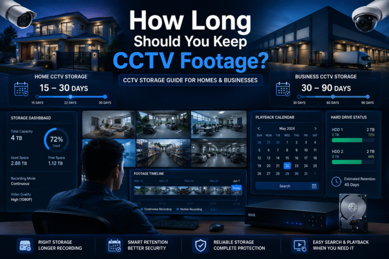 how long to keep CCTV footage Bangalore