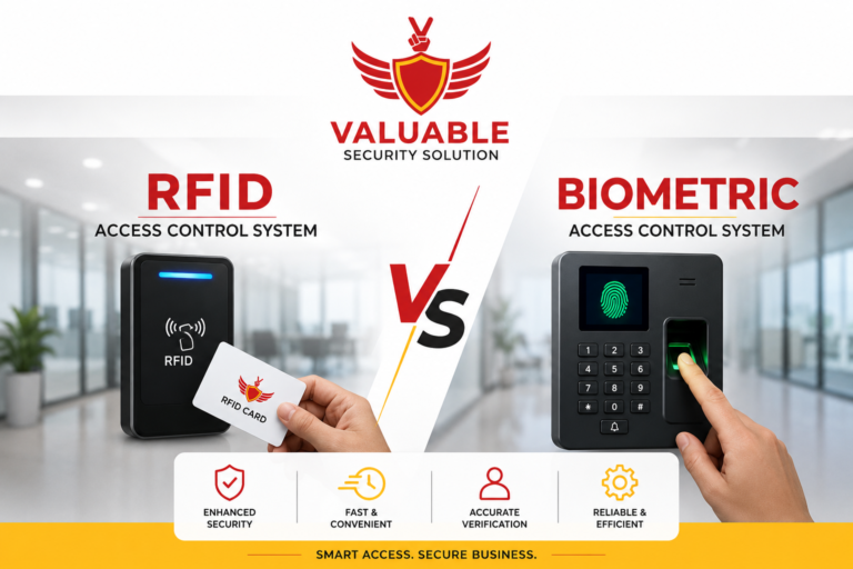 RFID vs biometric access control system in Bangalore