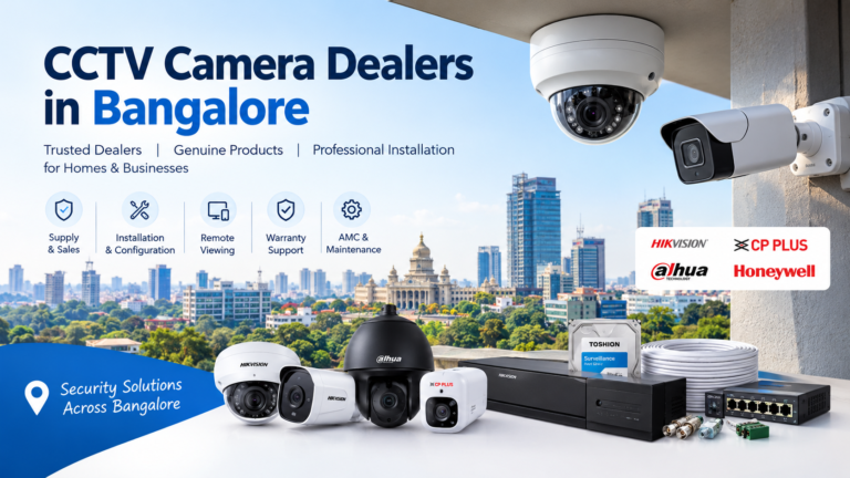 CCTV Camera Dealers in Bangalore: How to Choose the Right Dealer for Your Property