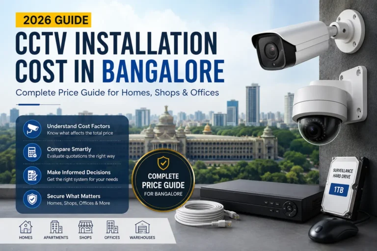 CCTV installation cost in Bangalore