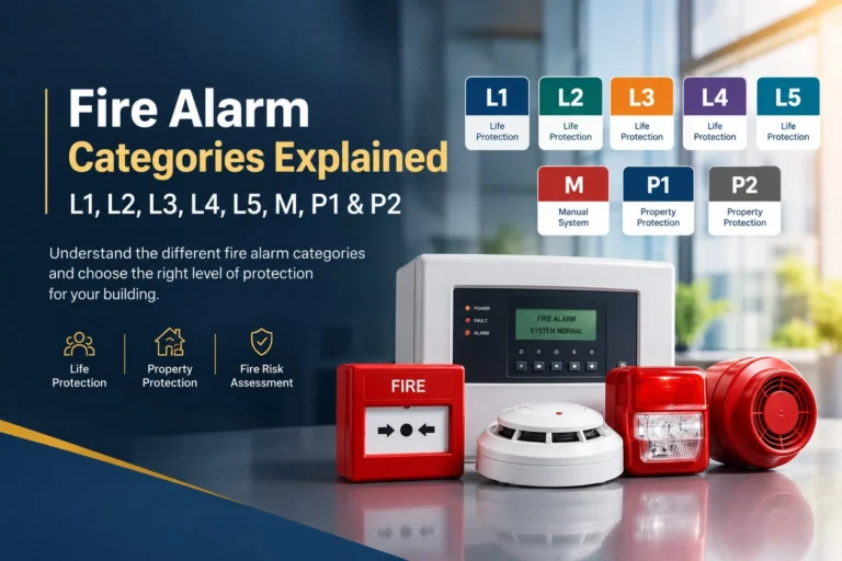 Fire Alarm Categories Explained: L1, L2, L3, L4, L5, M, P1 & P2