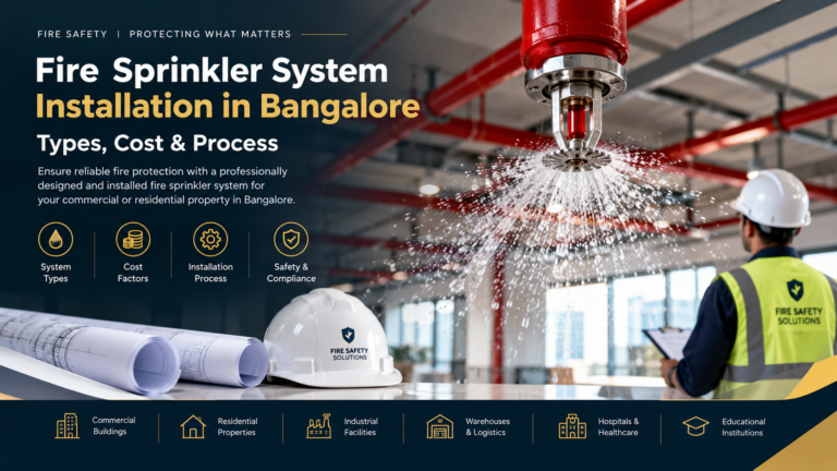Fire Sprinkler System Installation in Bangalore: Types, Cost & Process