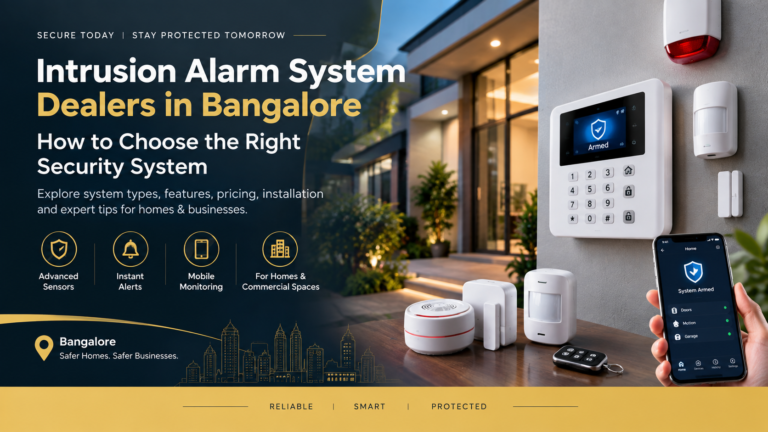 Intrusion Alarm System Dealers in Bangalore: How to Choose the Right Security System
